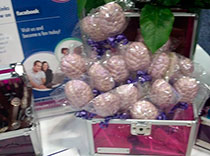 Purple chocolate brains in honor of epilepsy awareness