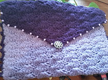 Gorgeous purple purse for epilepsy is raffled