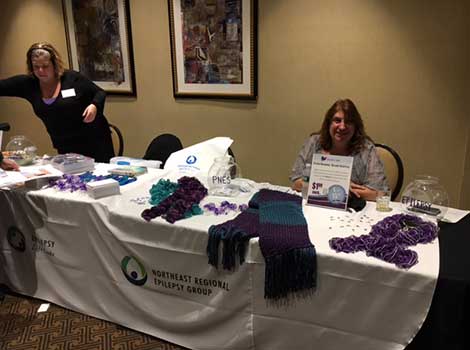 Epilepsy and seizures giveaways booth
