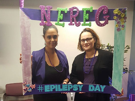 NEREG staff went all out for epilepsy day