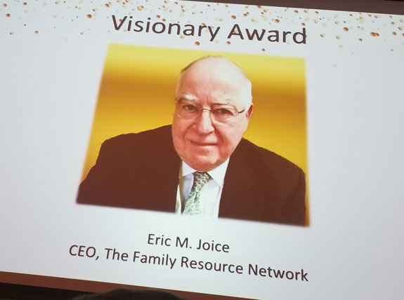 Visionary Award recipient, Eric Joice