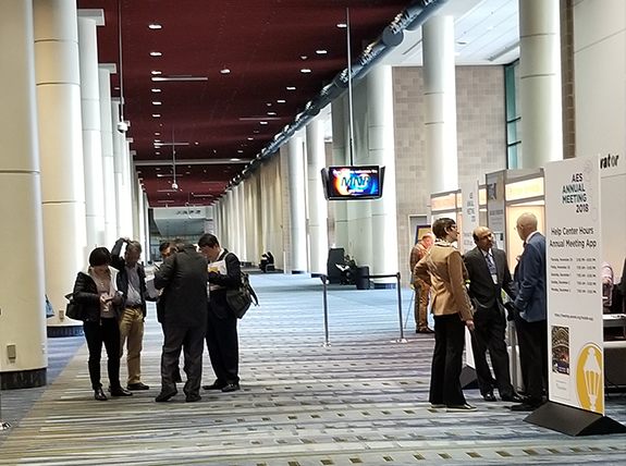 Convention Center on epilepsy meeting opening day