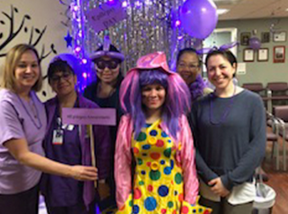 The whole office participated in International Epilepsy Day  