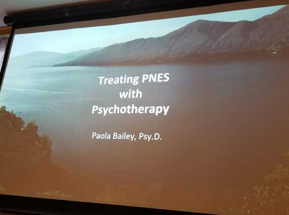 Psychogenic nonepileptic seizures conference lecture