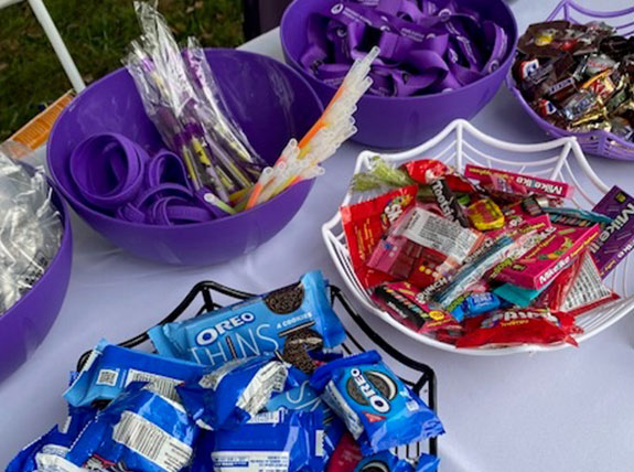 Gifts during the Glow Walk and Run for Epilepsy