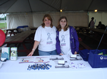 Shelby and Bridget spreading the word about epilepsy