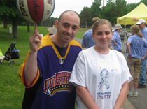 Mighty Mike Simmel and Shelby, our team captain for the epilepsy walk