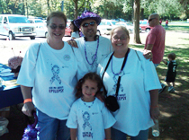 Team Northeast Regional Epilepsy-Mary, Danika, Fran and Michael.  Thanks, Guys! 