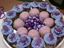 What better than purple cupcakes and purple snowballs for Epilepsy Day