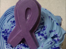 Purple cupcakes raising epilepsy awareness