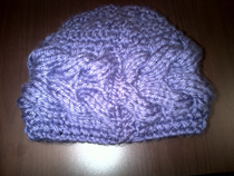 Cool purple hat for November epilepsy awareness month