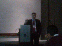 Dr.Marcelo Lancman speaking on extra temporal Epilepsy.