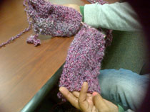 Purple Knitting club is still going strong