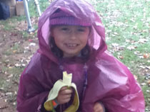 Our loyal little team member-this is now her 7th or 8th epilepsy walk!