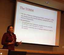 Dr. Lorna Myers-spanish speaking clients and the TOMM