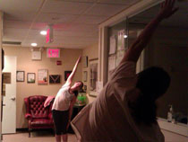 Our office hosted yoga class