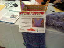 Knitting club raffle for Epilepsy