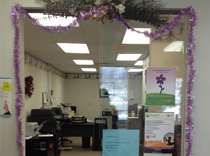 Our Middletown Office was all decked out in Purple on Epilepsy Day