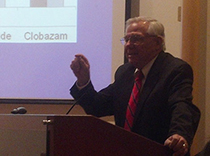Dr. John Pellock speaks at Hackensack University Medical Center