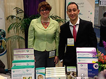 Melissa and Martin at Epilepsy Life Links booth